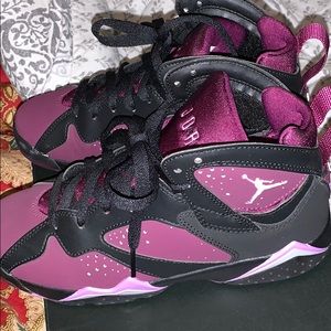 Grade school Jordan retro 7 purple